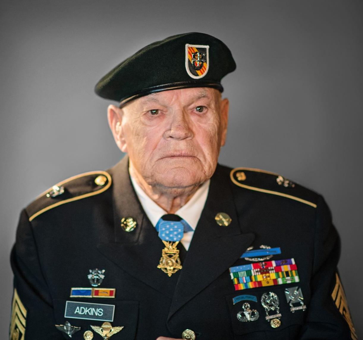 Retired Army Command Sgt. Maj. Bennie Adkins